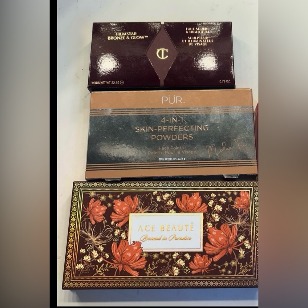 BRONZER/HIGLIGHT/BLUSH SET